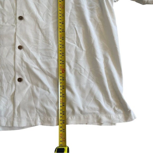 Tommy Bahama Silk Embroidered Shirt Men's Size XLX Cigars & Cars Beige Hawaiian - Picture 10 of 11